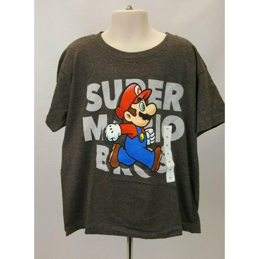 Super Mario Bros Tee Shirt New With Tags Youth XS